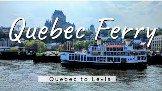 Quebec City to Levis Ferry [upl. by Nayab]