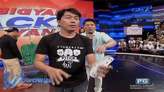 Wowowin Isang studio audience nagpamalas ng card magic trick [upl. by Marilin]