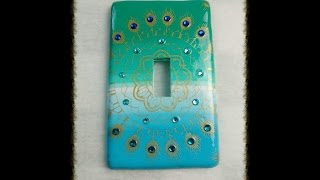 Polymer Clay Switch Plate [upl. by Llenyar]