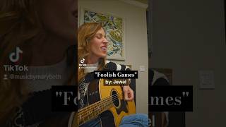 quotFoolish Gamesquot by Jewel cover acoustic singer [upl. by Ylam676]