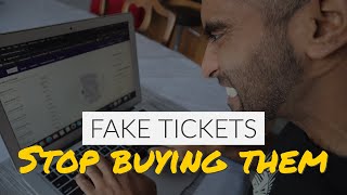 STOP BUYING FAKE TICKETS ON STUBHUB [upl. by Malas]