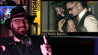 American Reacts to  BROWN RANG  YO YO HONEY SINGH Song [upl. by Cicely]