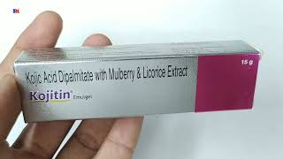 Kojitin Emulgel  Kojic acid Dipalmitate with Mulberry amp Licorice Extract  Kojitin Emulgel Uses [upl. by Allenrad]