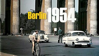 Berlin 1957  1960 color  Berlin Ost amp West vor dem Mauerbau  Berlin East amp West without wall [upl. by Nikola]