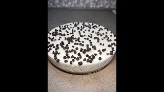 CHEESECAKE RICOTTA e GOCCE di CIOCCOLATO una fetta sola non basterà Shorts 🍰🍫 [upl. by Aitra]