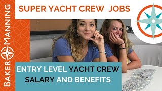 Yacht Stewardess amp Deckhand Salary Get Paid To Travel [upl. by Attiuqram]