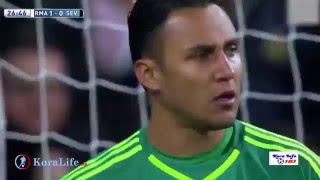 Real Madrid vs Sevilla 40  NAVAS Penalty SAVE on Gameiro  2016 HD [upl. by Airehtfele]