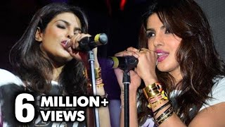 Can Priyanka Chopra Really Sing   Priyanka Chopras First Live Performance [upl. by Aurie]