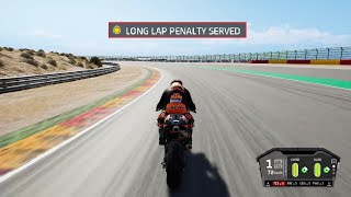 MotoGP 21 Long Lap Penalty Auto Pilot [upl. by Oshinski906]