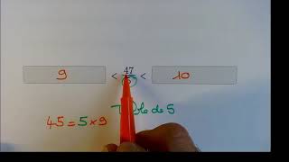 C3N3ex9 Encadrer une fraction par deux entiers consécutifs [upl. by Ettezoj]