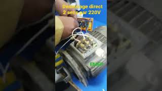 Démarrage direct 2 sens par 220V [upl. by Adnilram374]