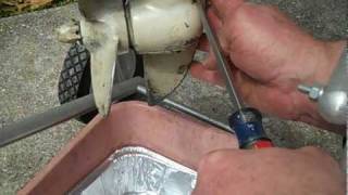 How to Change Gear Oil in an Old Outboard Motor [upl. by Nally]