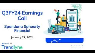 Spandana Sphoorty Financial Earnings Call for Q3FY24 [upl. by Belloir37]