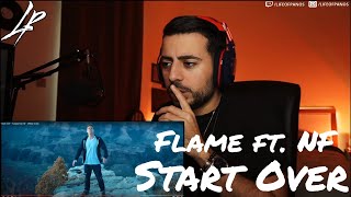 quotStart Overquot  FLAME feat NF Reaction  Not sure how I feel about this [upl. by Mannie]