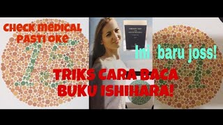 CARA MEMBACA BUKU ISHIHARA 38 plates  TES BUTA WARNA BIAR LOLOS KERJA [upl. by Noloc283]