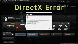 Activision DirectX error Call Of Duty MW3 [upl. by Airan758]