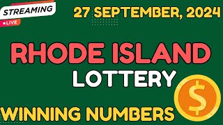 Rhode Island Midday Lottery Results For  27 Sep 2024  The Numbers Midday  Powerball [upl. by Audley]