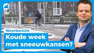 Weerbericht koude week met sneeuwkansen ❄️ [upl. by Reprah172]