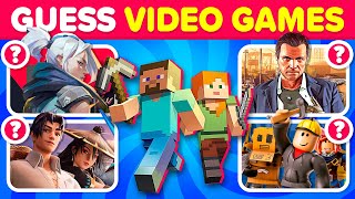 GUESS THE VIDEO GAME  50 Video Games Quiz Trivia  PlayQuiz Challenge [upl. by Ennayelsel]