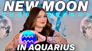 New Moon in Aquarius 2024  All 12 Signs [upl. by Anihcak]