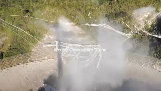 Drone footage of Collapse Arecibo Observatorymain [upl. by Prady]