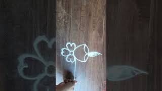 Simple diya rangoli l Diwali rangoli l Diya ki rangoli l रांगोळी shortsyoutubeshorts [upl. by Orly700]