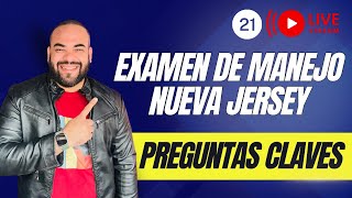 EXAMEN TEORICO DE MANEJO NEW JERSEY 2024 I Aprobarás con estas preguntas 21 [upl. by Mloclam675]