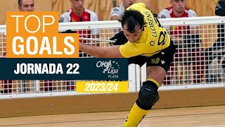 🏒 🥅 GOLS OK LLIGA PLATA 202324  JORNADA 2️⃣2️⃣ [upl. by Clarkson]