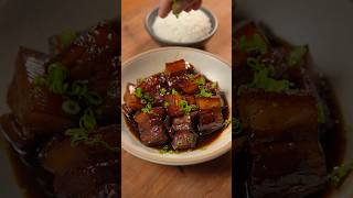 Hong Shao Rou lowandslow hongshaorou redbraisedporkbelly porkbelly recipe cooking shorts [upl. by Gati293]