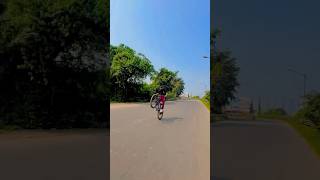 😎Wait for end 😈👍viralreels videopopular wheelie stunt tiktok kolkata asansol [upl. by Sanburn]