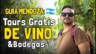 MEJORES BODEGAS DE MENDOZA 🍷  Tour Gratis y almuerzos ¿El mejor vino de Argentina [upl. by Art]