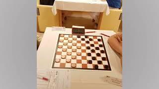 Tkachenko  Misane European Draughts Championship 2024 [upl. by Ancilin]