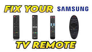 How To Fix Your Samsung TV Remote Control That is Not Working [upl. by Yretsym162]