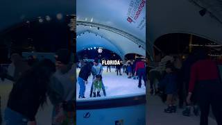 Outdoor ICE RINK IN FLORIDA [upl. by Kcirdehs117]