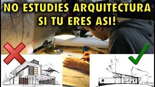 ¡NO estudies ARQUITECTURA si eres así [upl. by Baese205]