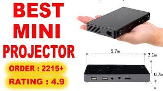 Best Mini Projector 2021  AUN D5S Android 7 1 Portable Mini Projector [upl. by Siegel5]