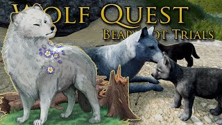 Fighting To Change Our Wolf Pups FATE 🐺 Wolf Quest Bearfoot Wolves • 42 [upl. by Kraul]