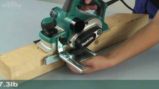 Makita KP0810C Power Planer  w444w ENG [upl. by Esilegna]