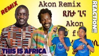 Dishta Gina Remix Akon ft Tariku  Remix Dishita Gina Official Music Audio 2021  REACTION VIDEO [upl. by Lew110]