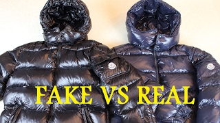 How To Spot a Fake Moncler Jacket REAL VS FAKE  Authentic vs Replica Moncler Maya Jacket [upl. by Bernard]