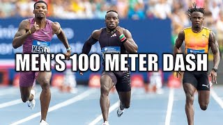 Christian Coleman VS Fred Kerley  Mens 100 Meter Dash  Diamond League Rome [upl. by Chlori]