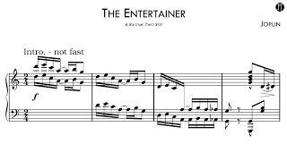 Scott Joplin  The Entertainer ScoreVideo [upl. by Farnsworth20]