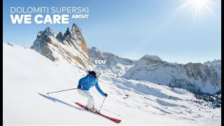 Dolomiti Superski  We Care About You EN [upl. by Regan]