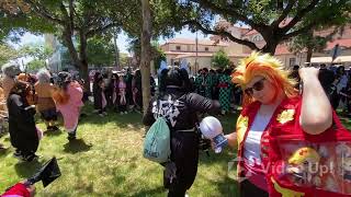 FanimeCon 2023 Kimetsu No Yaiba Demon Slayers Cosplay Gathering Day 2 [upl. by Etiam]