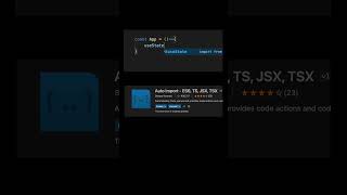 vscode  auto import 확장기능 [upl. by Notrem]