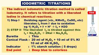 Tamil IODIMETRIC  IODOMETRIC TITRATIONS Differences with examples method Procedure [upl. by Othilia]