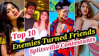 TOP 10 ENEMIES TURNED FRIENDS  CONTESTANTS WHO BECAME BEST FRIENDS AFTER THE SHOW [upl. by Weld268]