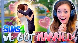 🎊👰💕WE GOT MARRIED 💕👰🎊 The Sims 4 4 🏡 [upl. by Glaudia]