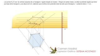 504 Abatimiento de una pirámide en Sistema Acotado [upl. by Godbeare]