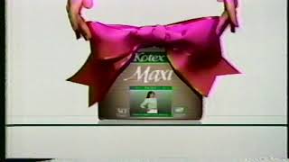 Kotex Pads 1986 Commercial [upl. by Fosdick179]